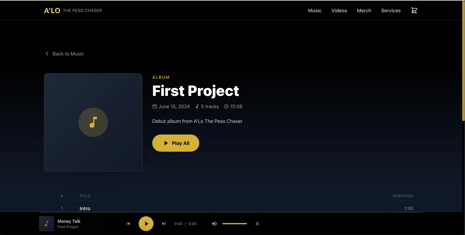 A’Lo app feature screen
