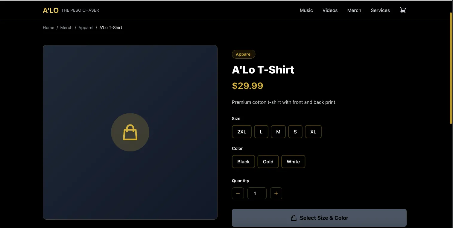 A’Lo app feature screen